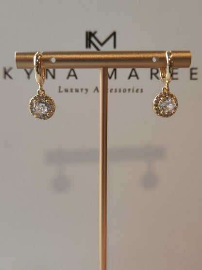 PORTIA - Crystal Hoop Earrings