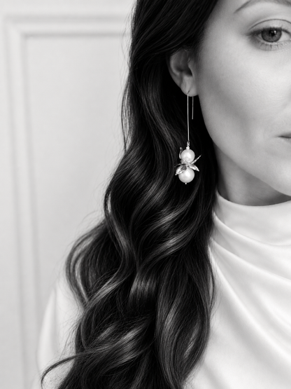 FLORENTINE - Óir &amp; Péarla Earring
