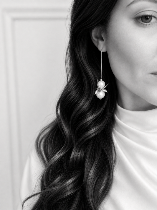 FLORENTINE - Gold & Pearl Earrings