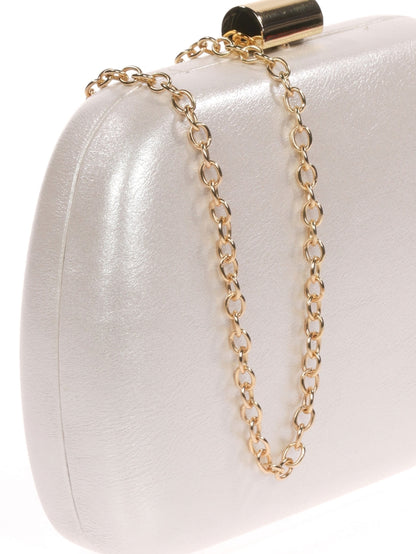 Shauna Clutch - Bridal White