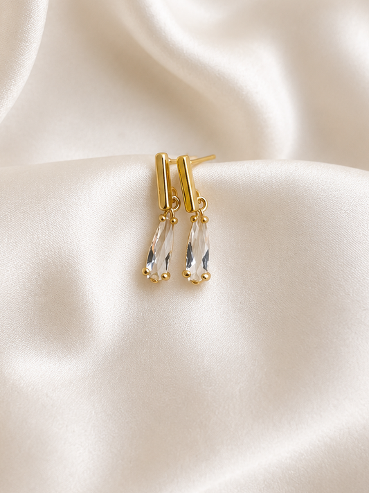 KAYLEIGH - Teardrop Crystal Earrings