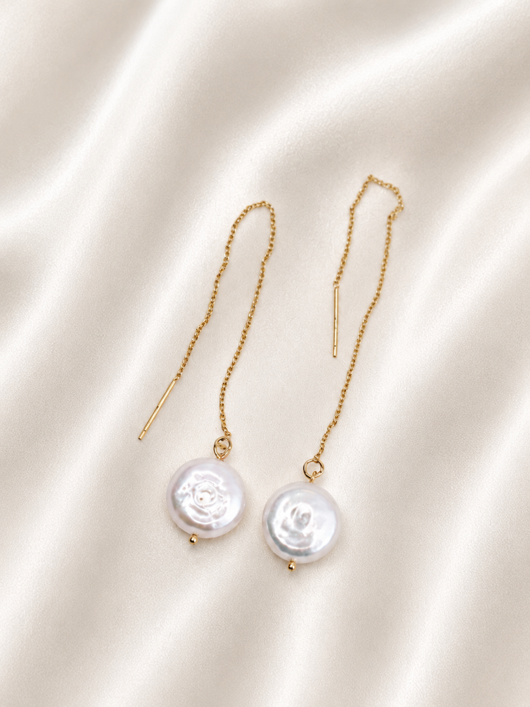 FREYA - Freshwater Pearl Drop Bridal Earrings