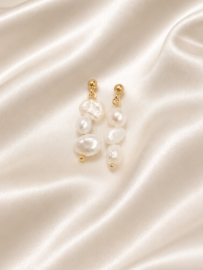 MEGHAN - Earring Bridal Pearl Drop