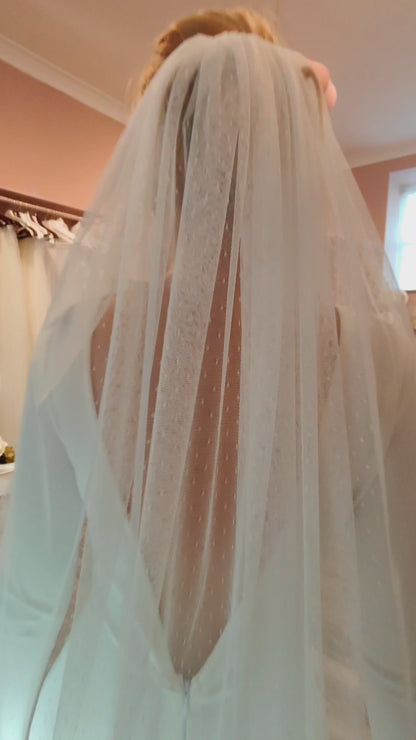 DOROTHY - Veil Bainise Polka Dot