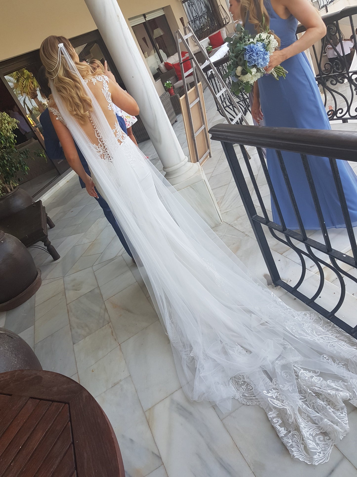 ANDREA VEIL - Veil Bridal Dropped Back
