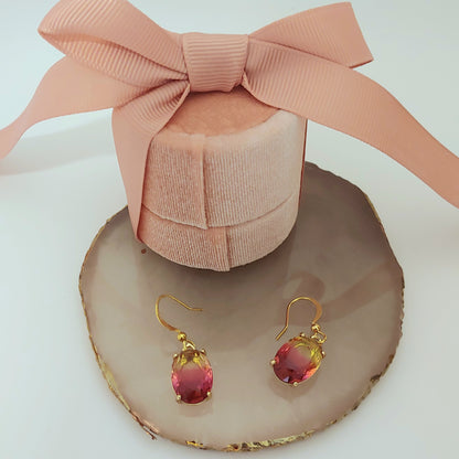 Ombre Earrings - electric summer
