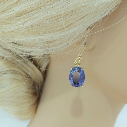 Ombre Earrings - Soft blue