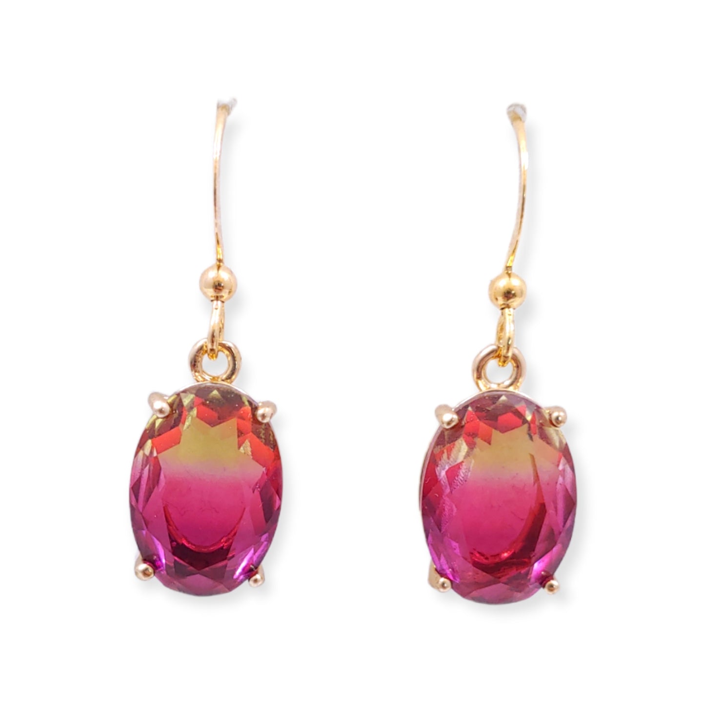 Ombre Earrings - electric summer