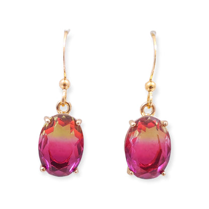 Ombre Earrings - electric summer