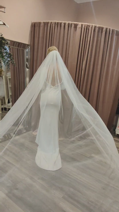 GRACE - Traditional Sheer Bridal Veil