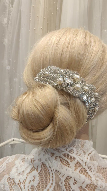 DERRYN - Crystal Bridal Hair Accessory