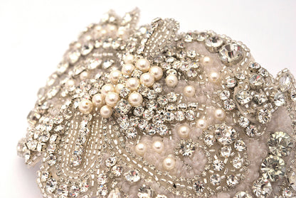 ESTELLE - Statement Crystal Bridal Headpiece