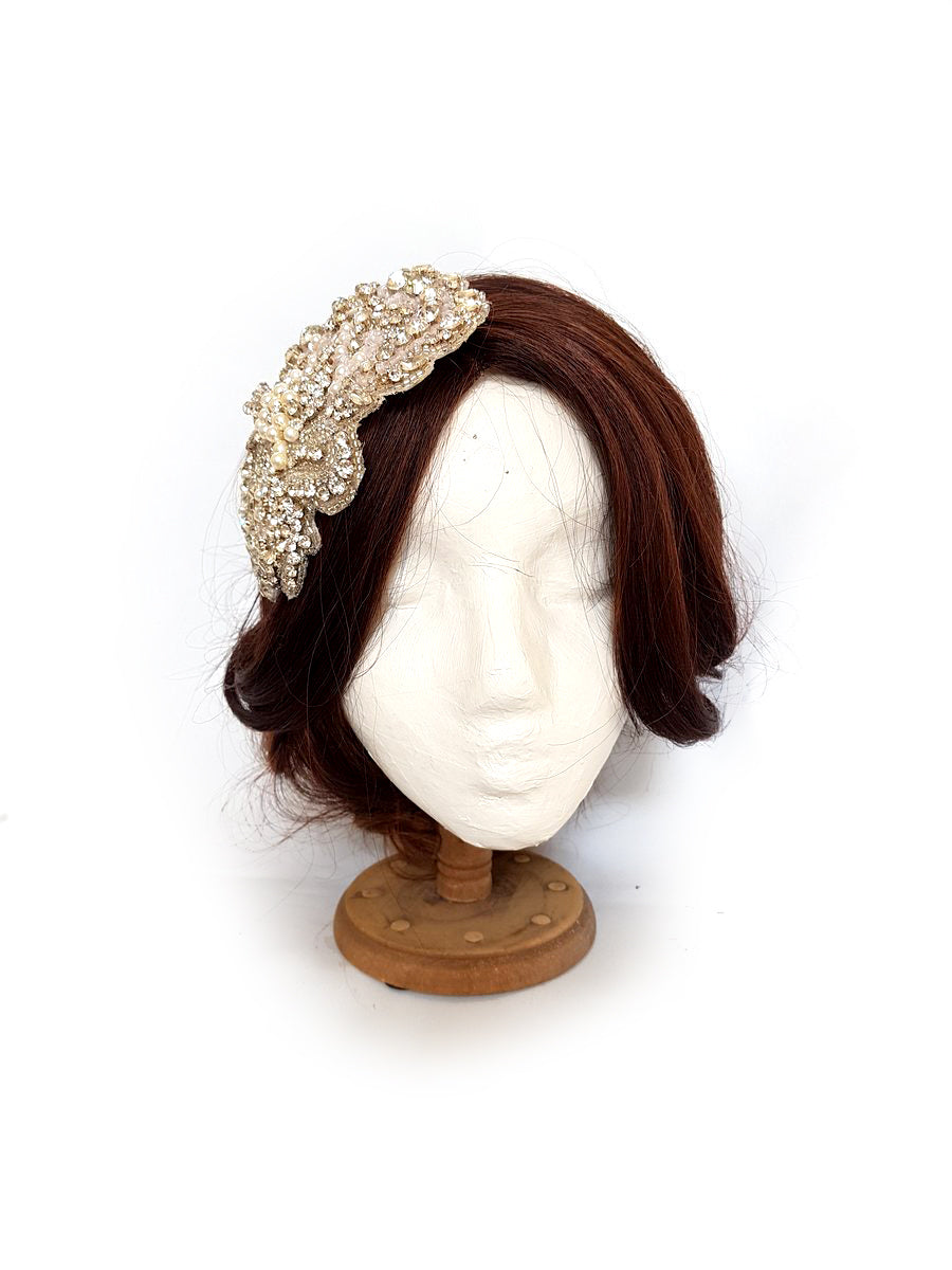 ESTELLE - Statement Crystal Bridal Headpiece