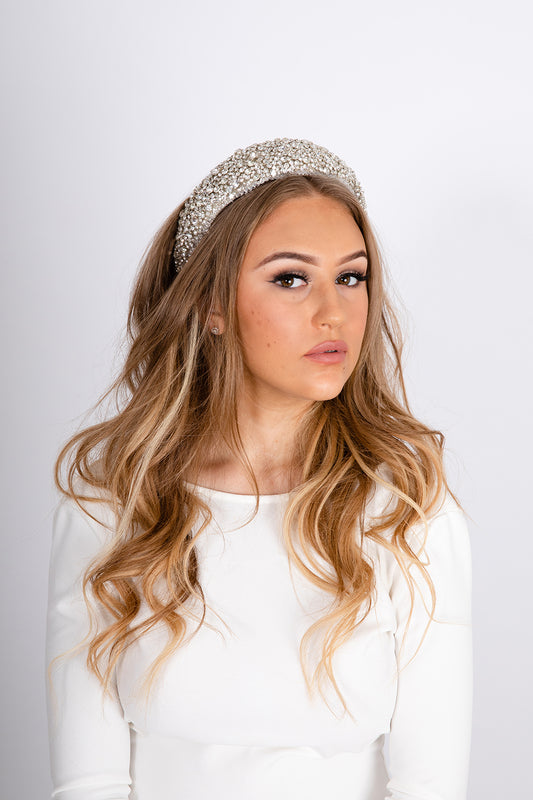 FERN - Statement Crystal Bridal Headband