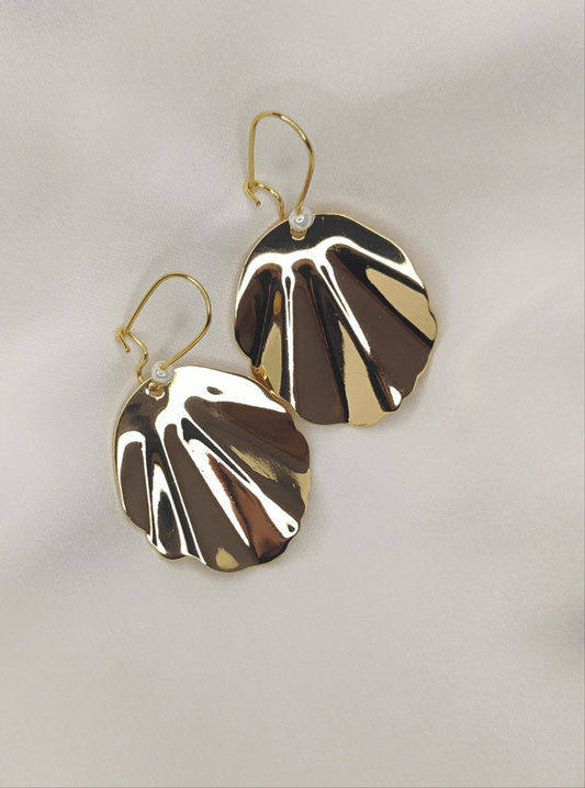 ELEANOR - Statement Gold Bridal Earrings