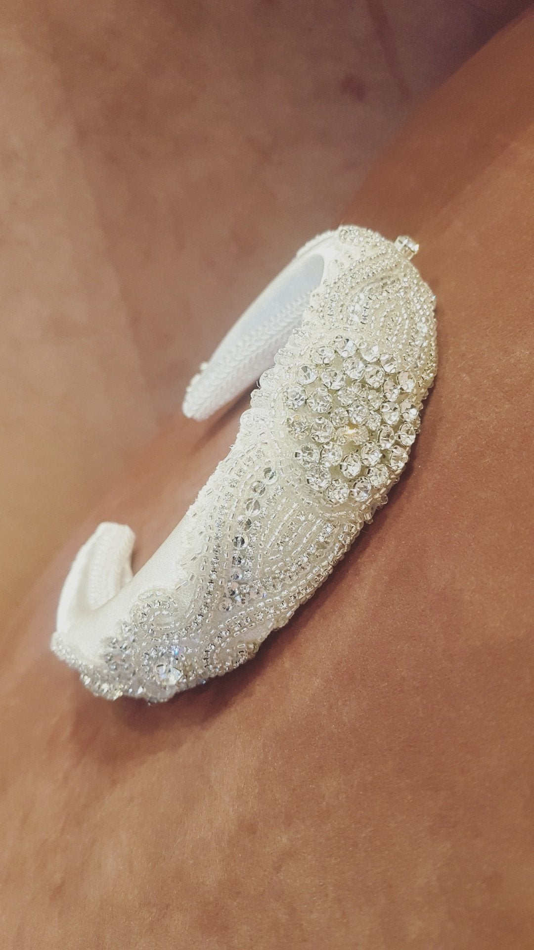 DARCY - Embellished Crystal Bridal Headband