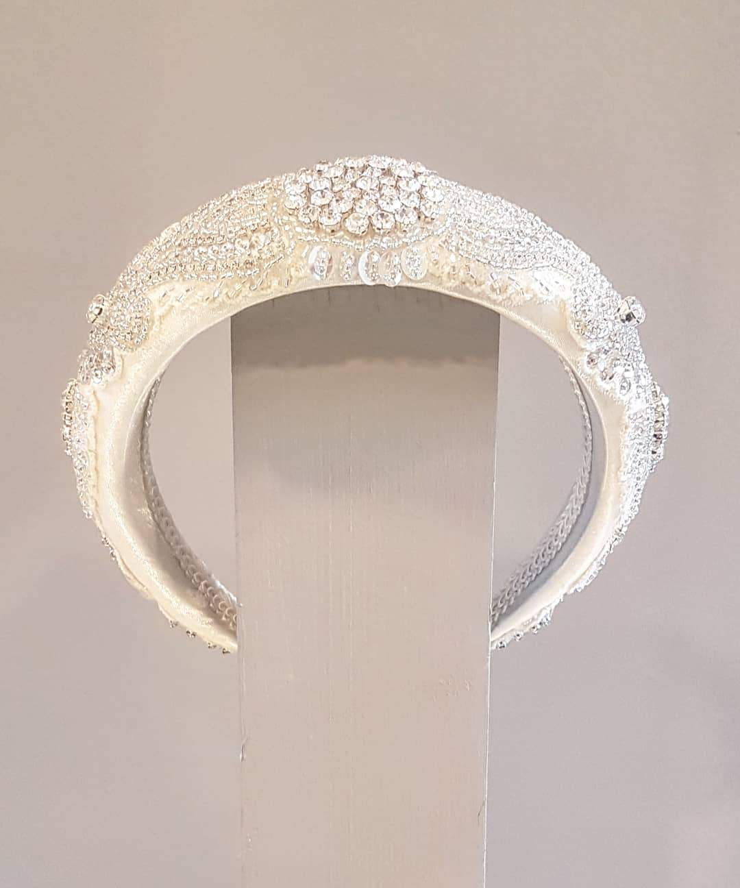 DARCY - Embellished Crystal Bridal Headband