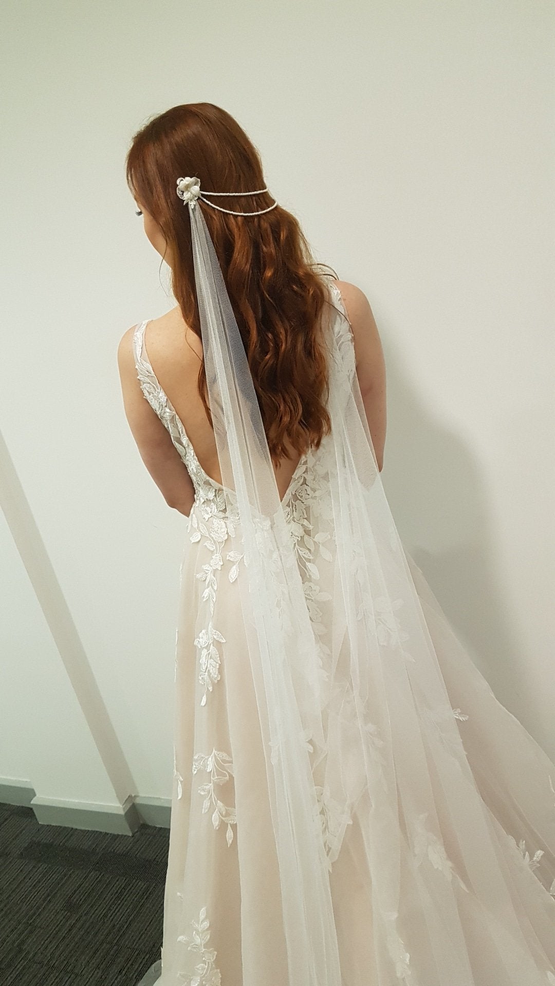 ANDREA VEIL - Veil Bridal Dropped Back