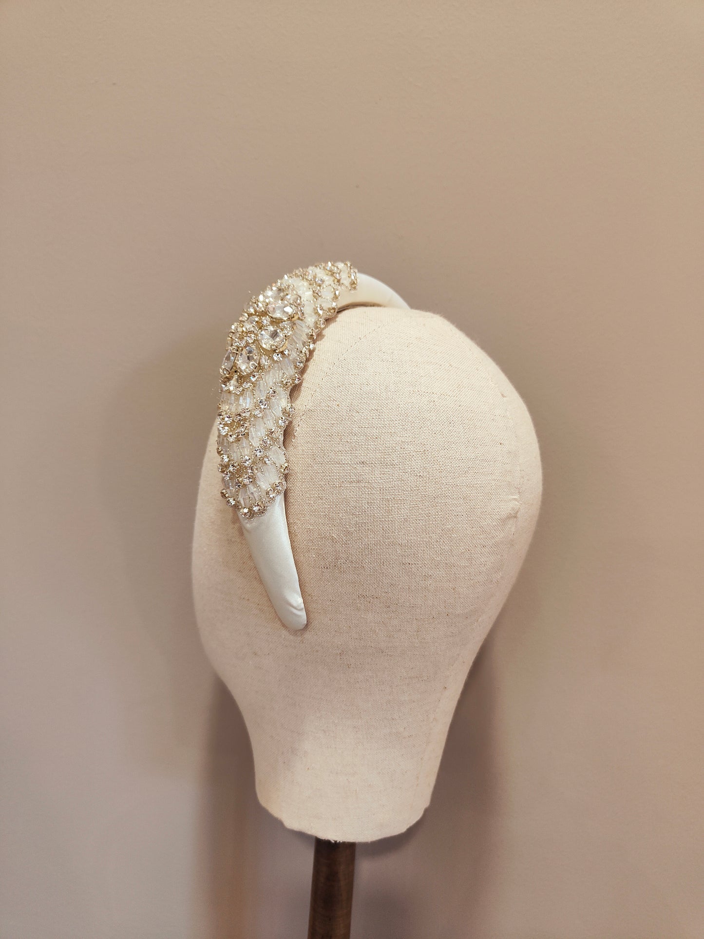 DELILAH - Art Deco Embellished Bridal Headband