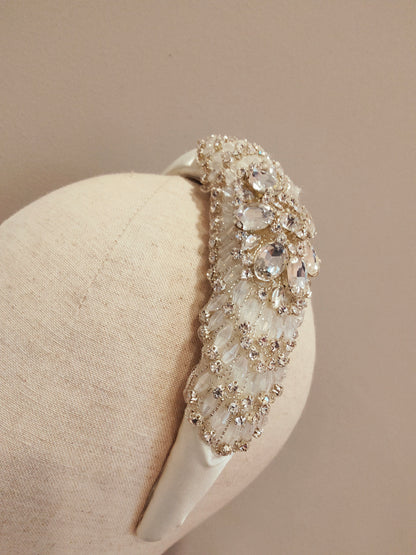 DELILAH - Art Deco Embellished Bridal Headband