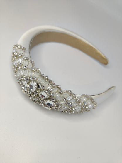 DELILAH - Art Deco Embellished Bridal Headband