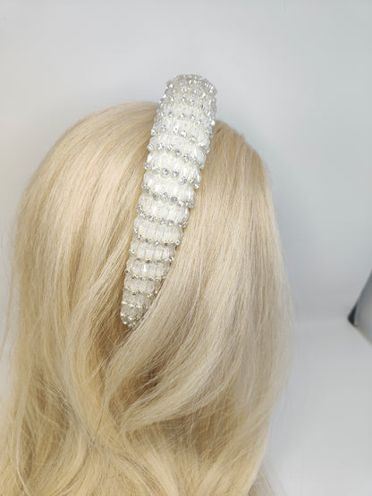 EDNA - Art Deco Embellished Bridal Headband