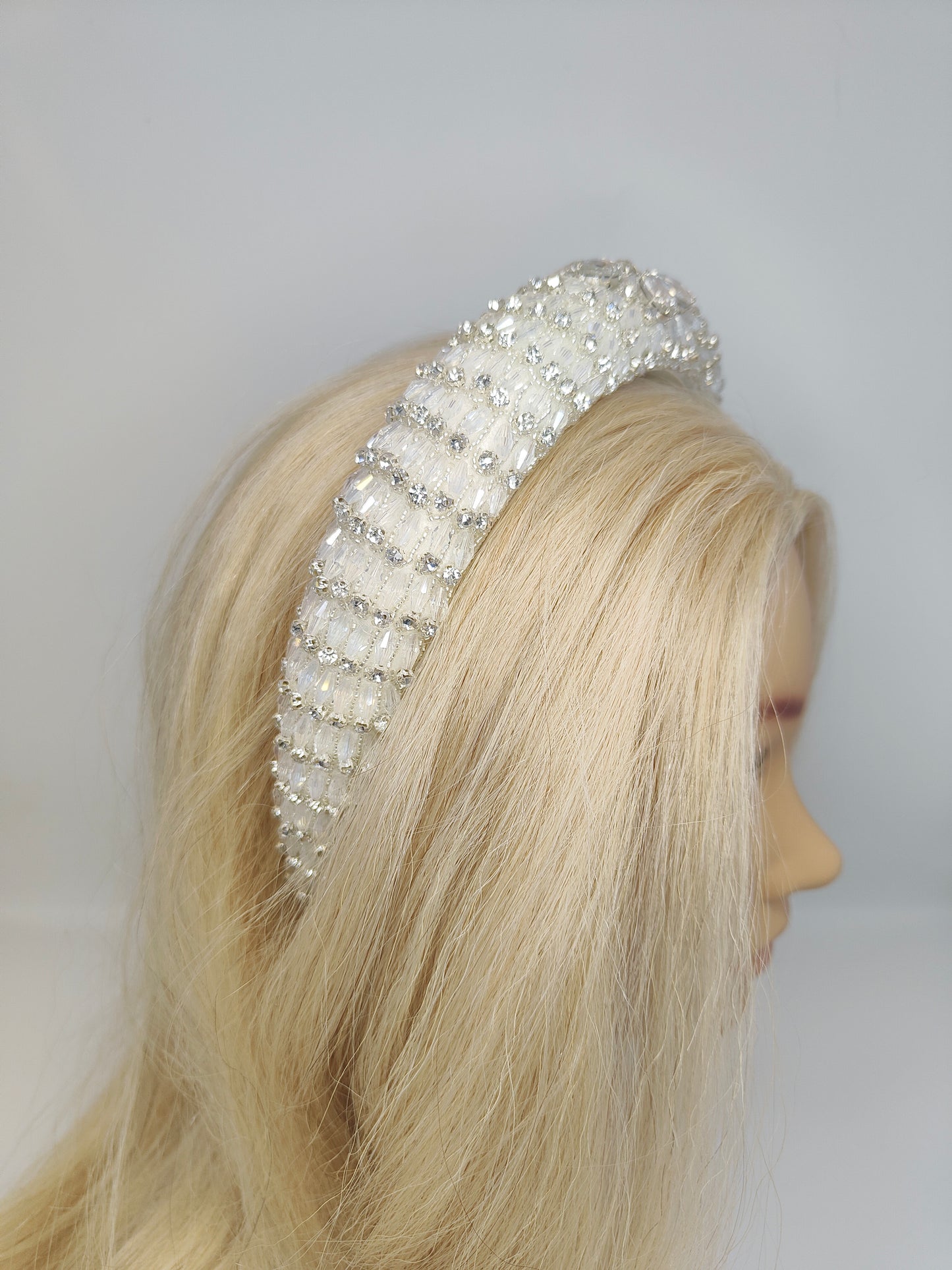 EDNA - Art Deco Embellished Bridal Headband