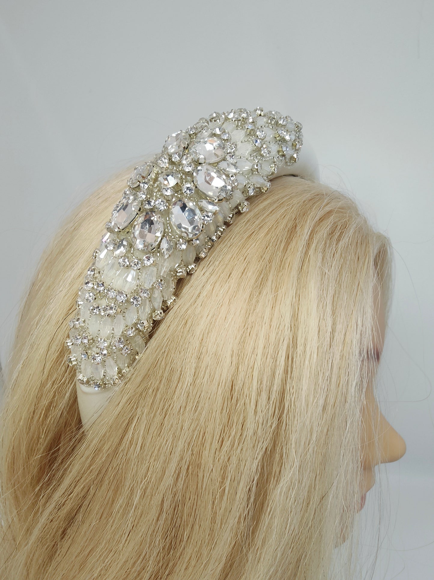 DELILAH - Art Deco Embellished Bridal Headband