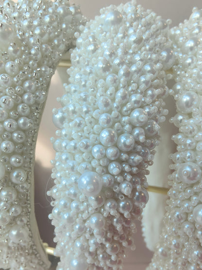 PETITE BELLE - Neat Pearl Bridal Headband