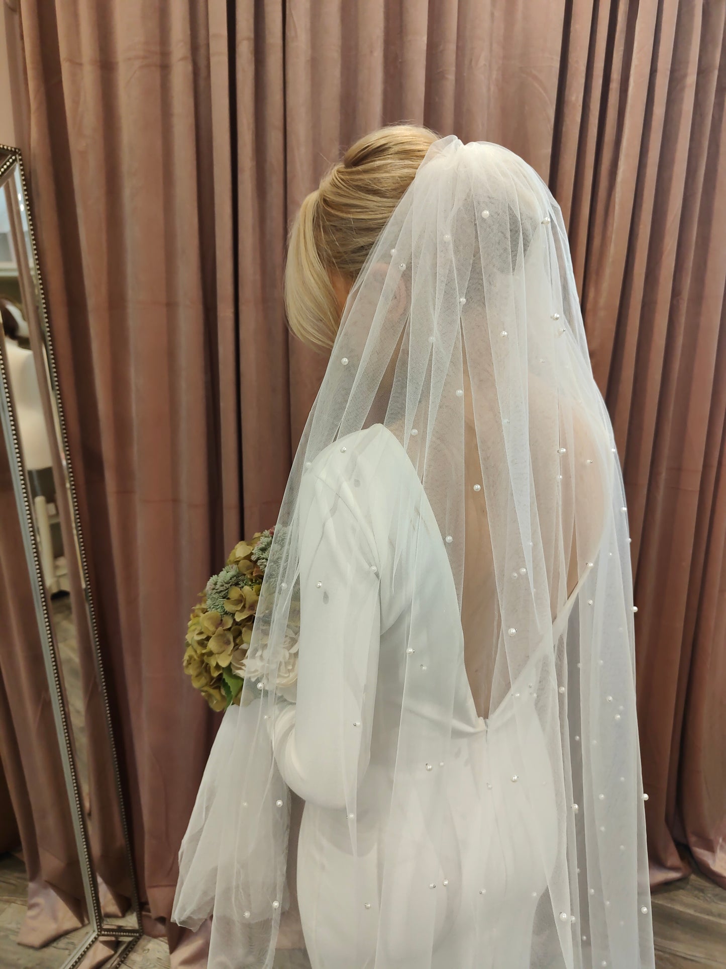 PENELOPE - Pearl Wedding Veil