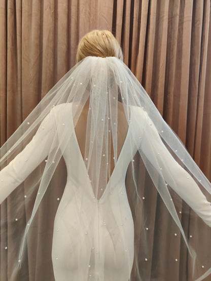 PENELOPE - Pearl Wedding Veil