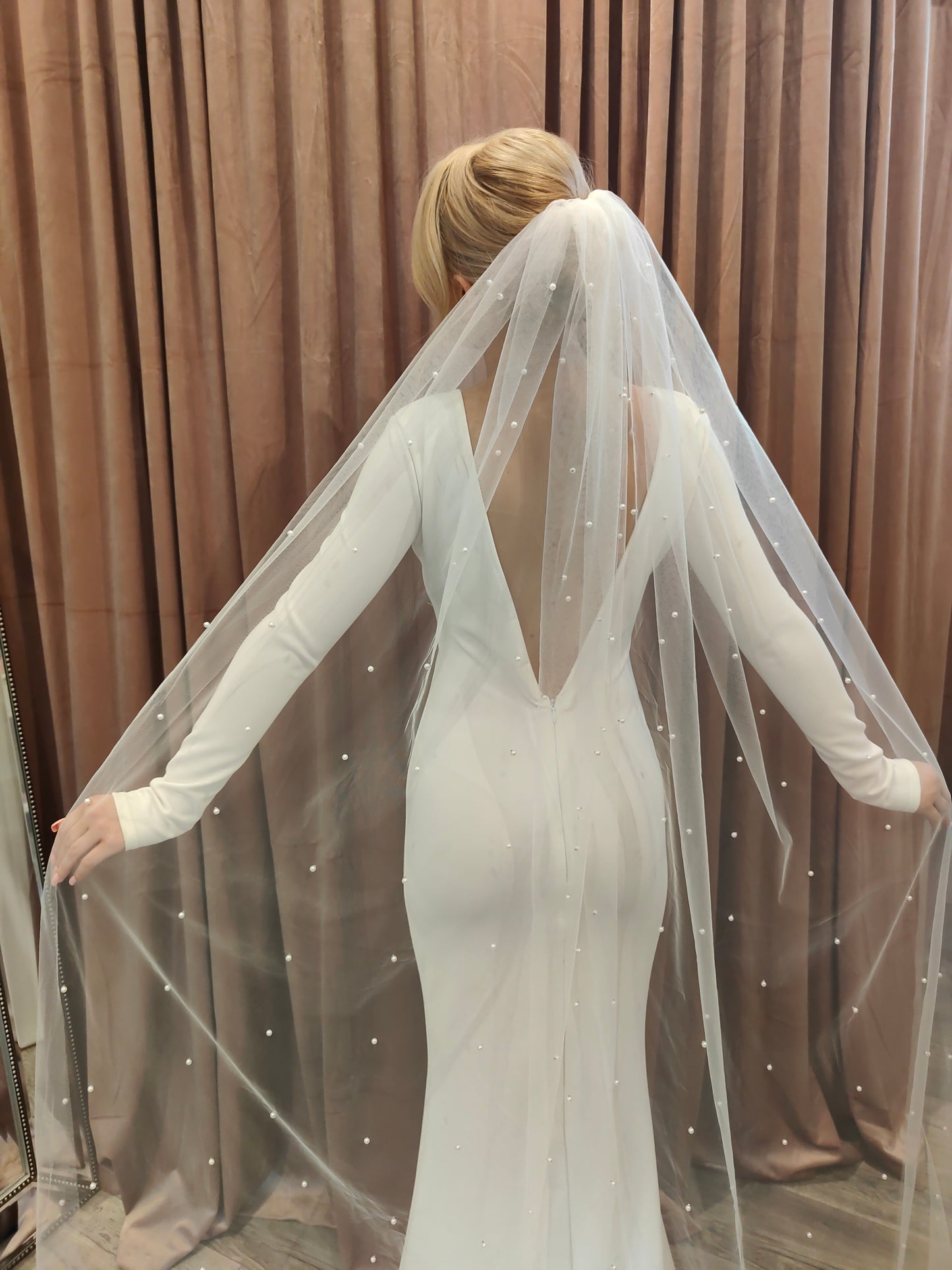 PENELOPE - Pearl Wedding Veil