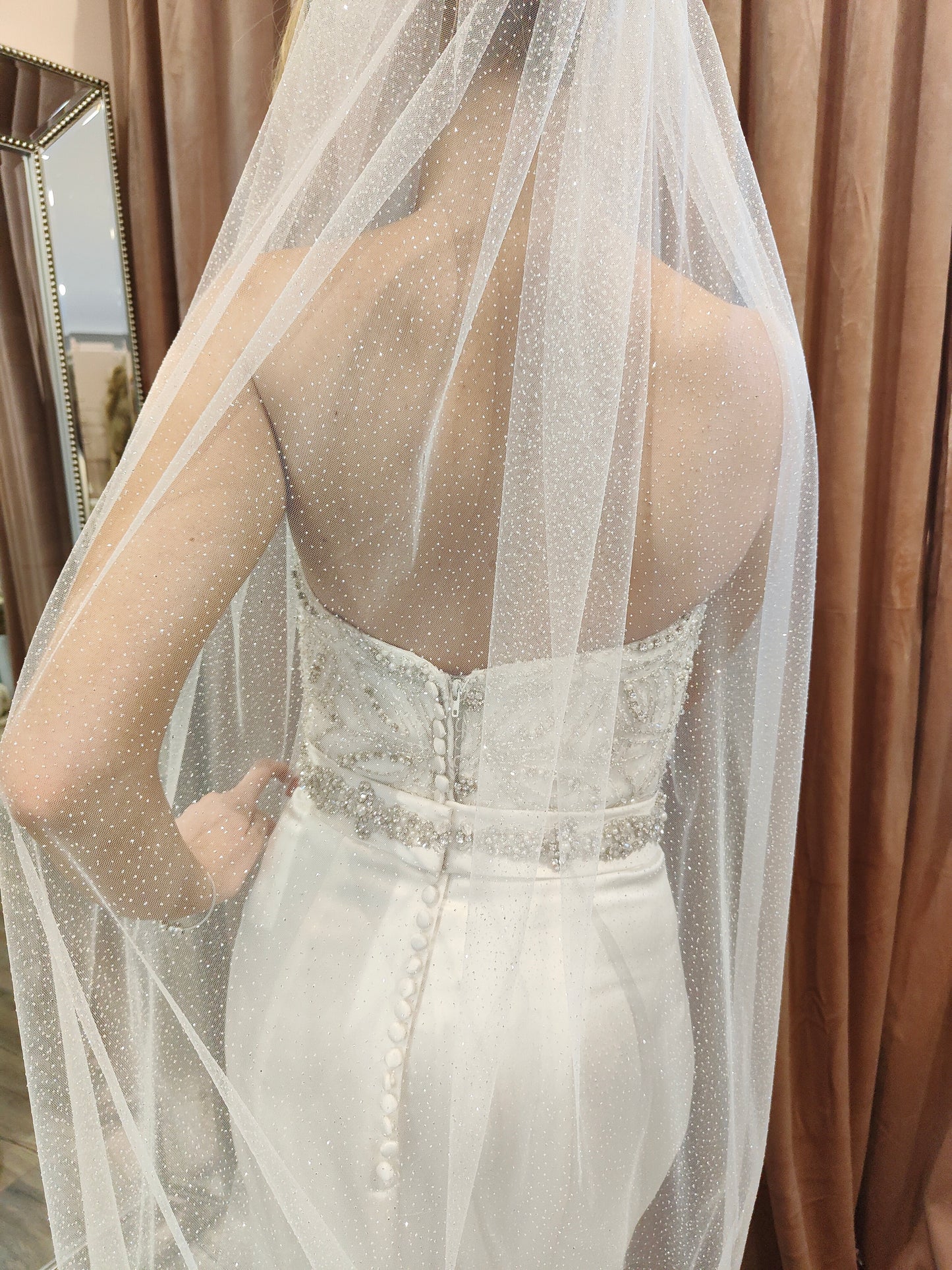 PARIS - Veil Bridal súilíneach