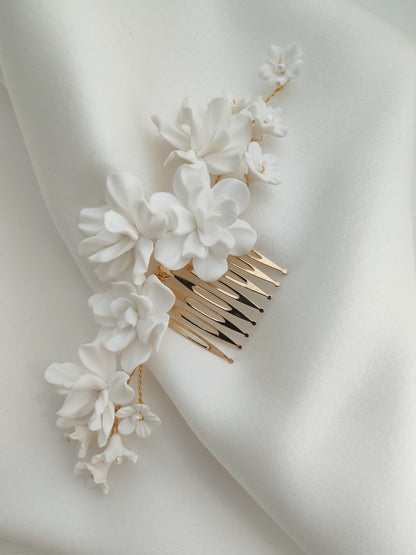 FLORENCE  - Floral Bridal Hair Accessory