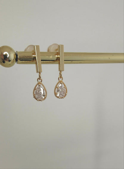 RITA - Crystal Drop Bridal Earrings