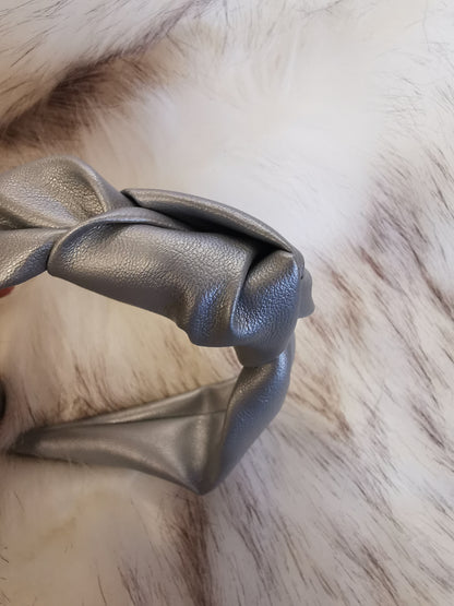 Luxe Leather band - Silver - Petite
