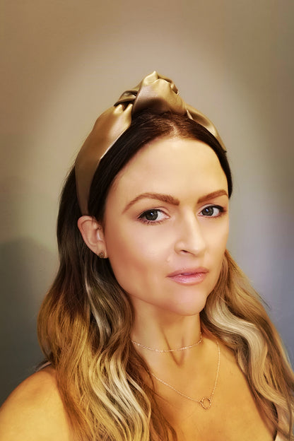 Luxe Leather band - Beige - Wide