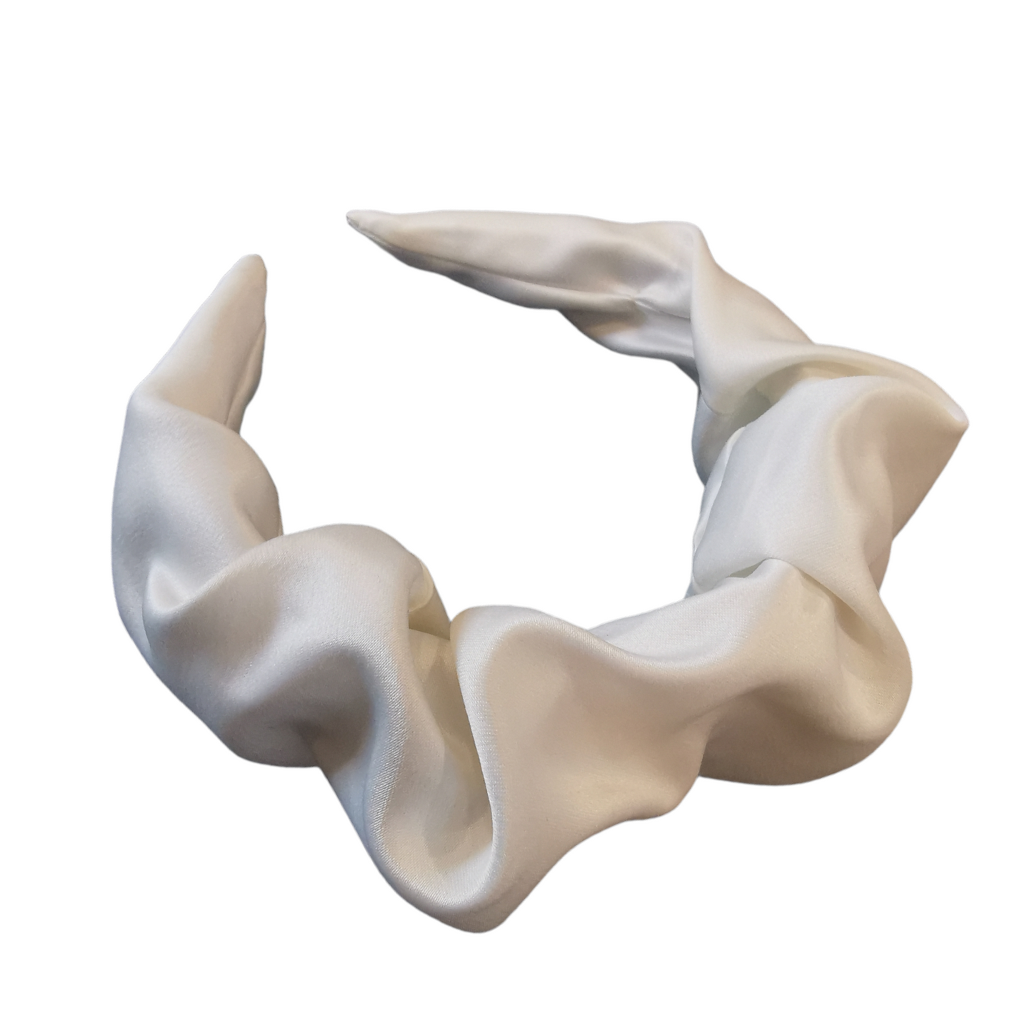 Banna CAROLINE - Ceannbhanda Bridal Satin Comhaimseartha