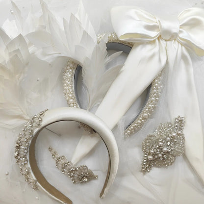 DELILAH - Art Deco Banda Ceann Bridal Embellished