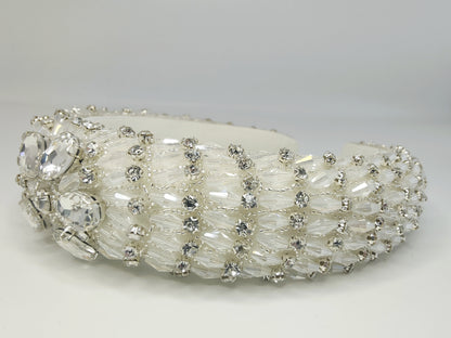 EDNA - Art Deco Embellished Bridal Headband