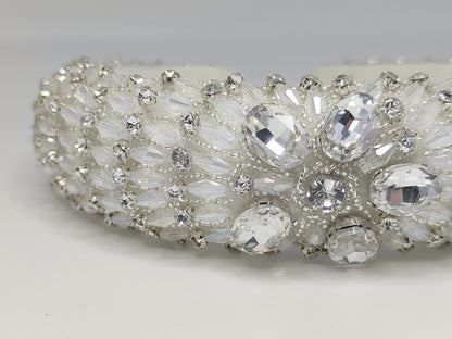 EDNA - Art Deco Embellished Bridal Headband