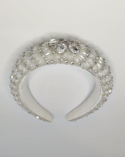 EDNA - Art Deco Embellished Bridal Headband