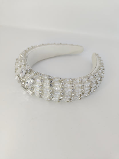 EDNA - Art Deco Embellished Bridal Headband