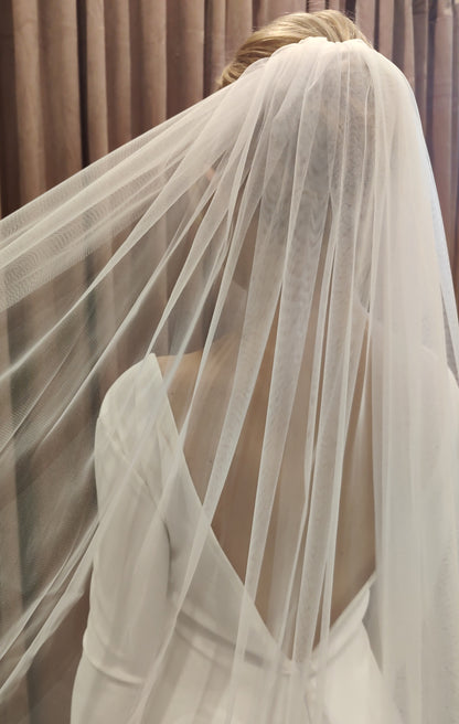 GRACE - Traditional Sheer Bridal Veil