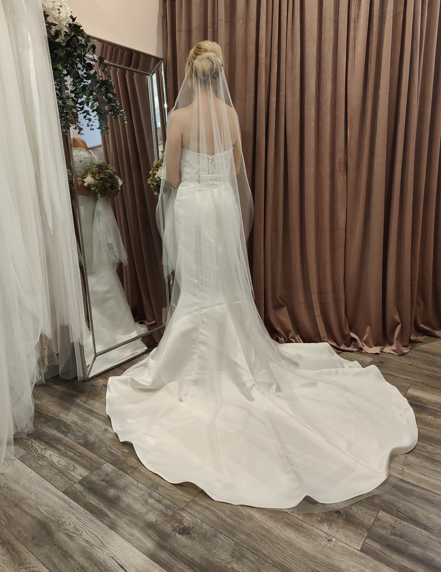 EMILIA - Sheer Bridal Veil SALE
