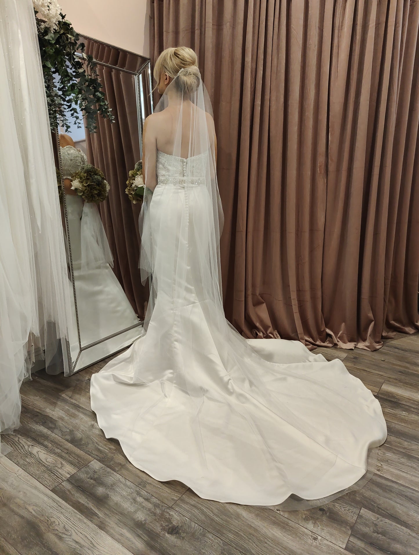 EMILIA - Sheer Bridal Veil SALE
