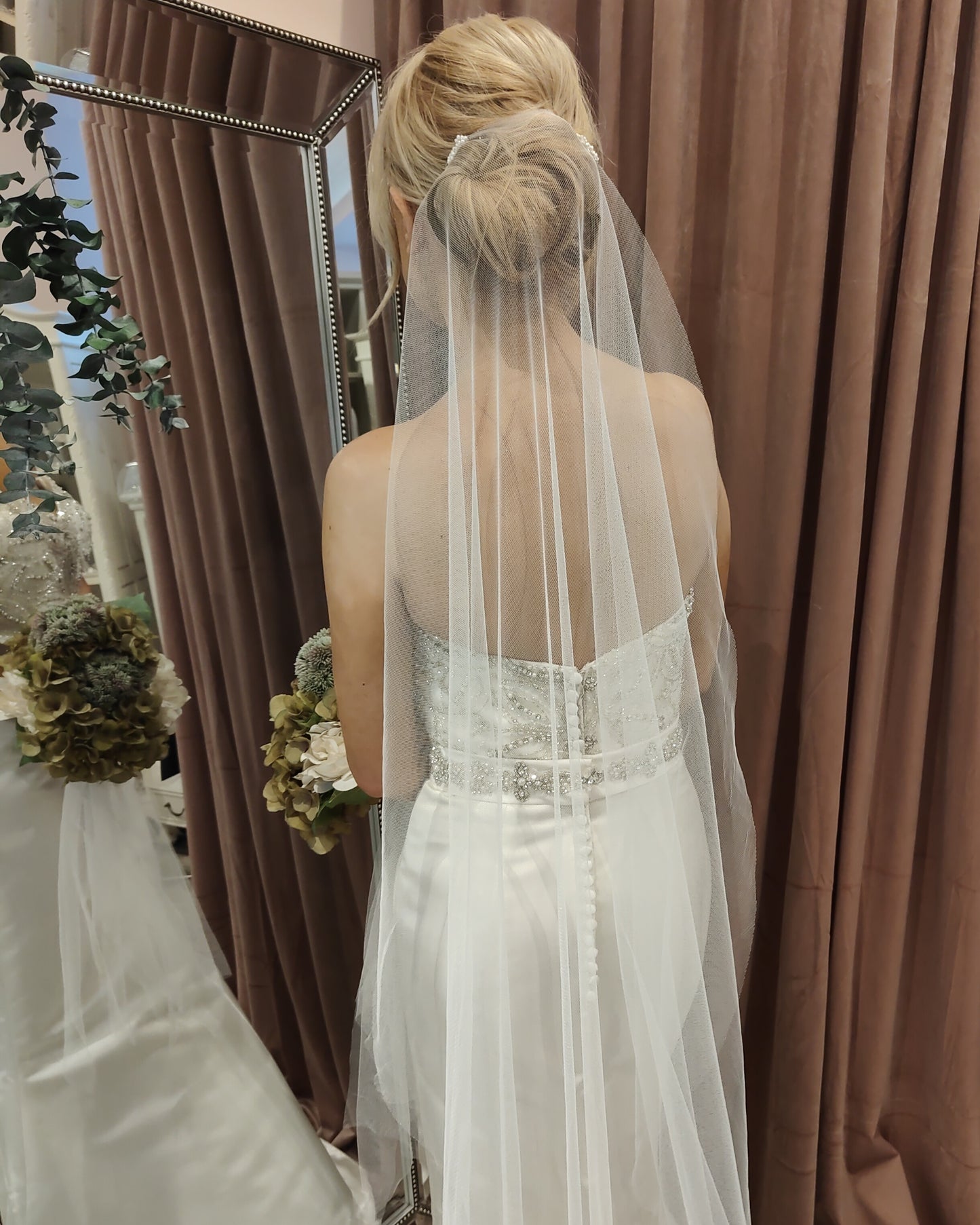 EMILIA - Sheer Bridal Veil SALE