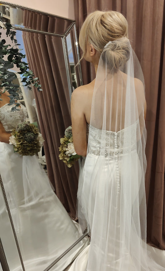 EMILIA - Sheer Bridal Veil SALE