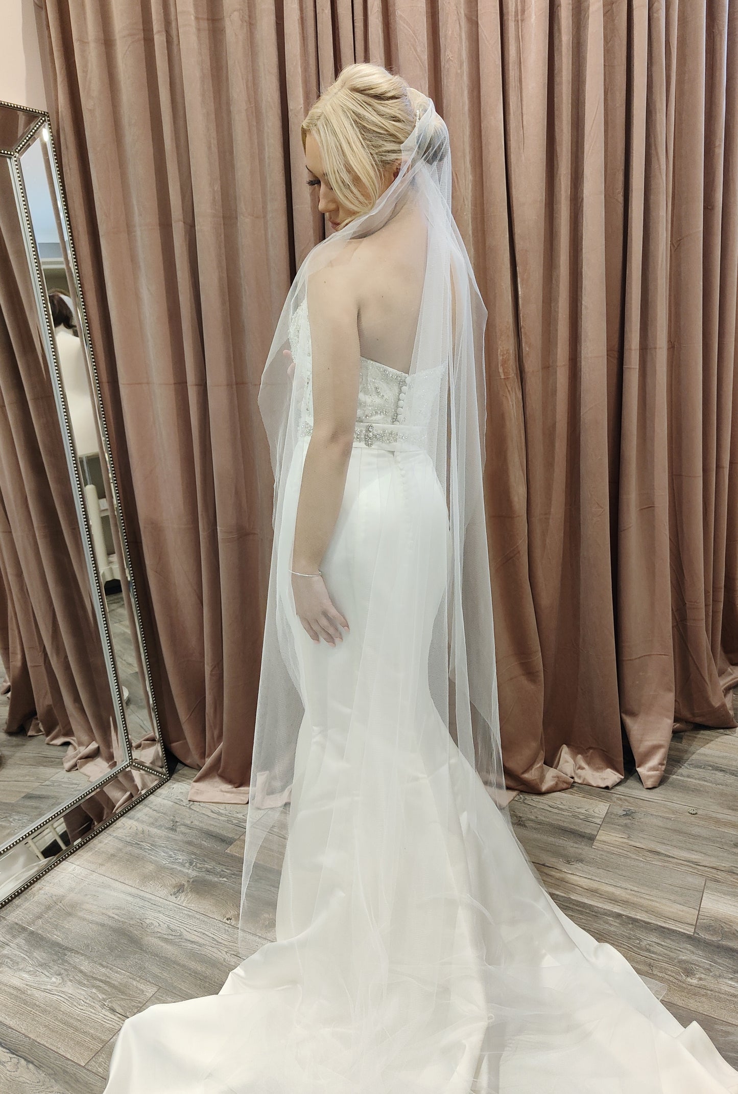 EMILIA - Sheer Bridal Veil SALE