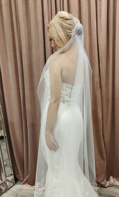 EMILIA - Sheer Bridal Veil SALE